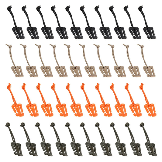 2er Set Rucksack Schnalle Karabiner Clips aus Nylon und ABS 4,5x2,7cm