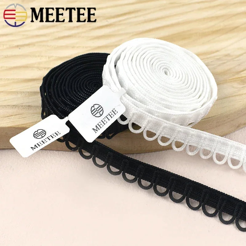 Vielseitiges Nylon Gummiband mit Spitze für Nähprojekte