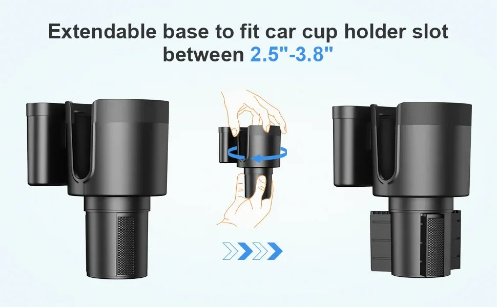 Großer verstellbarer Getränkehalter für das Auto