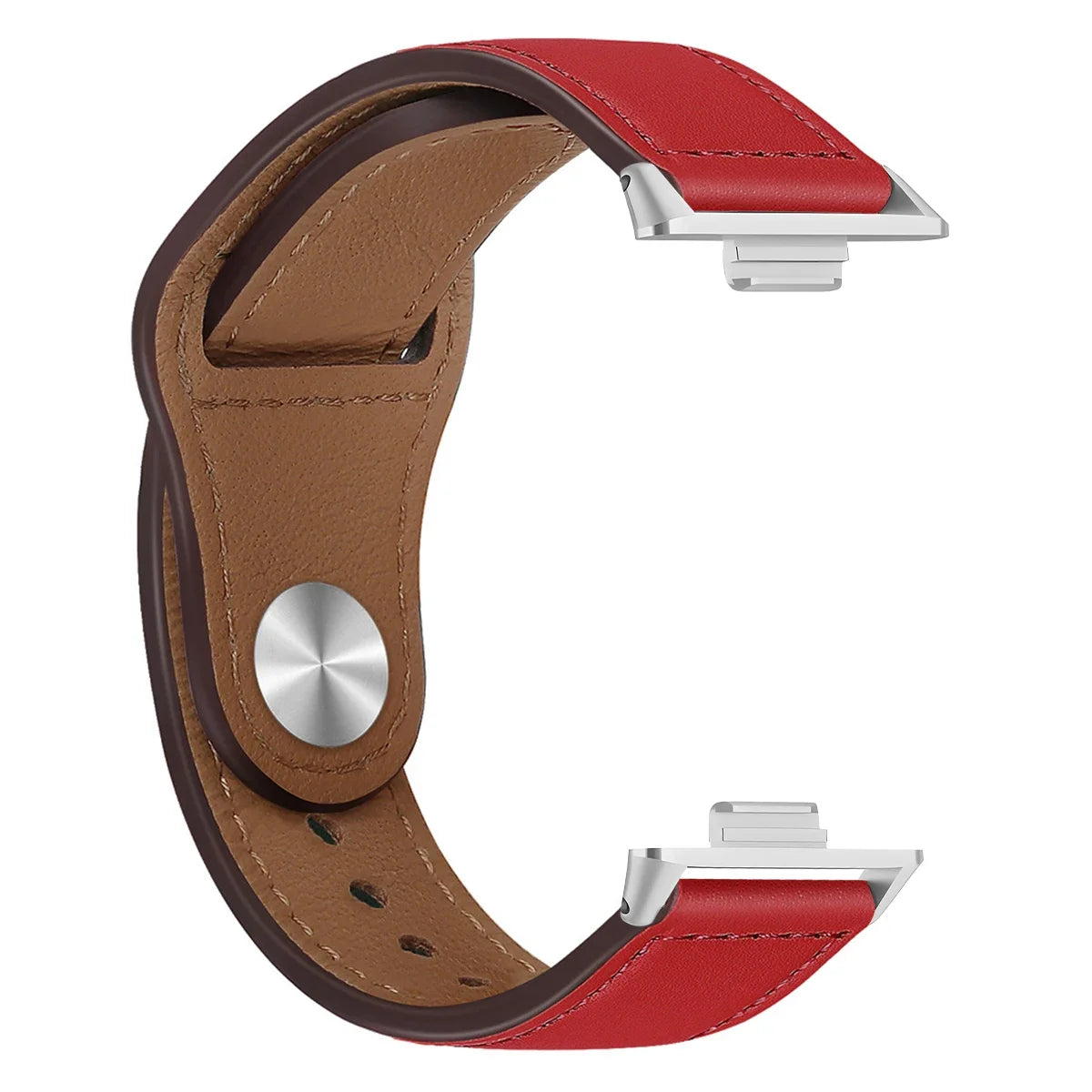 Elegantes Lederarmband für Smartwatch und Fitness Tracker-Yabubestshop