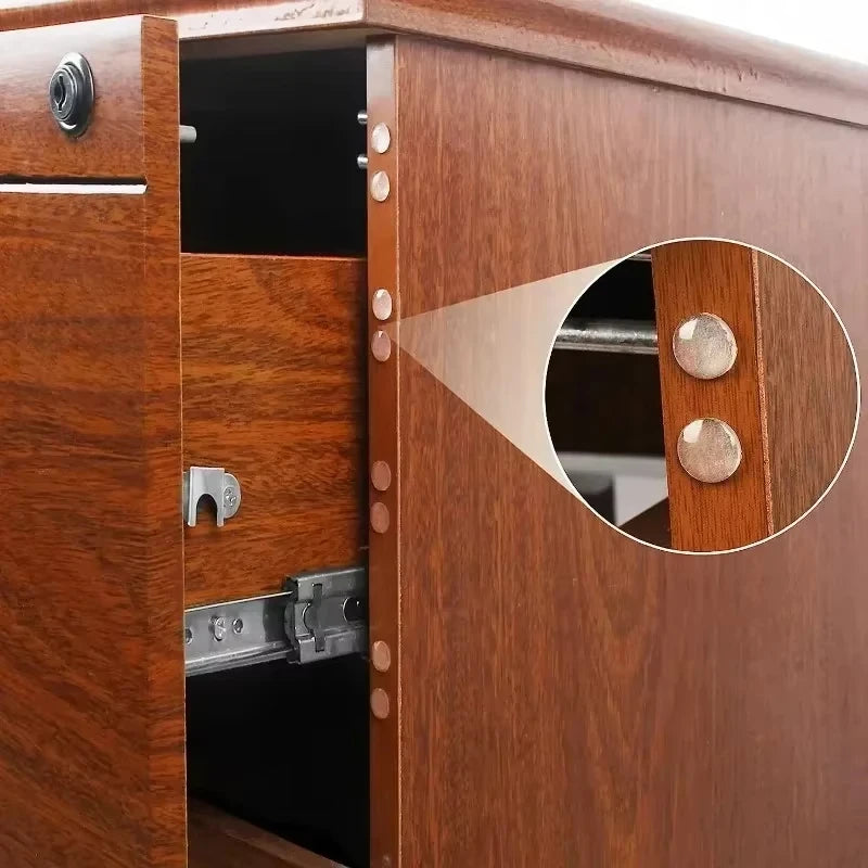 Transparenter Gummi Türstopper selbstklebend Wandschutz Schrankschalldämpfer