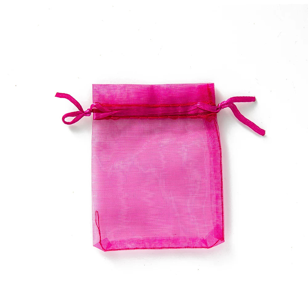 50x Gold Kordelzug Beutel Stoff Geschenkverpackung Schmuck Candy Bar Party