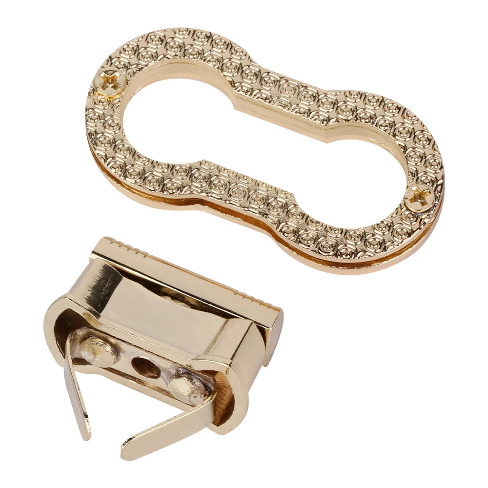 Eleganter Metall Schmetterling Drehverschluss für Taschen DIY