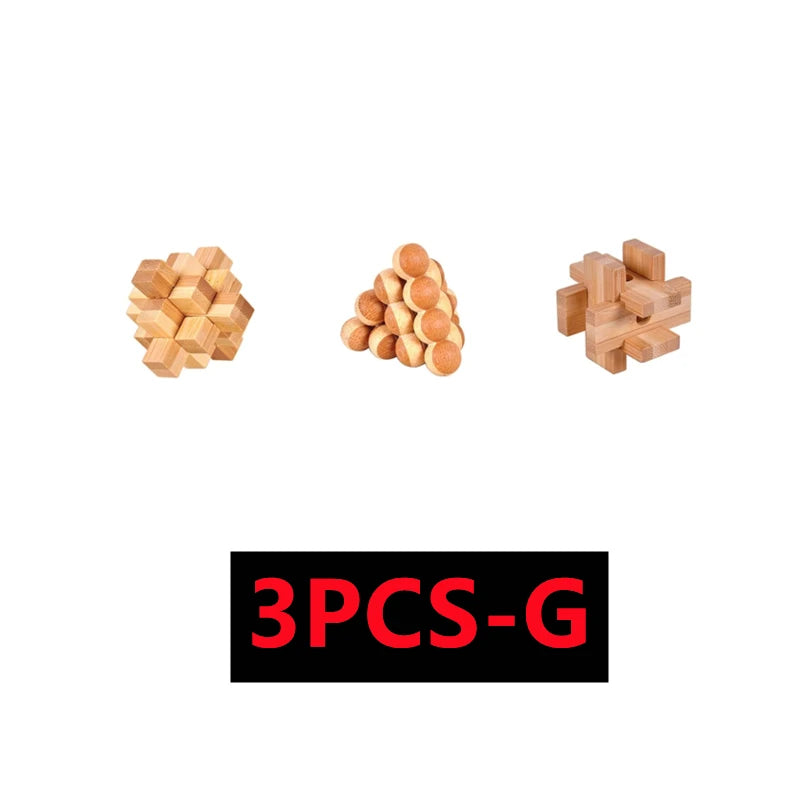 Hölzernes IQ Geduldsspiel 3D Puzzle für Kinder ab 14 Jahren