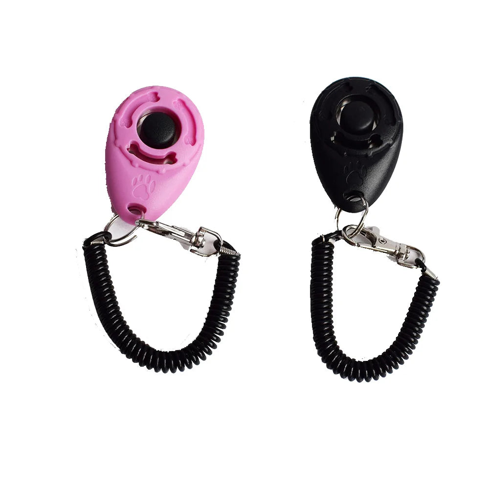 2er Set Hundetraining Clicker mit verstellbarer Handschlaufe für Haustiere