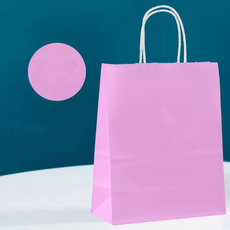 1pc Kraftpapier Geschenkbeutel Wiederverwendbare Einkaufstaschen für Party-Yabubest - Home & More