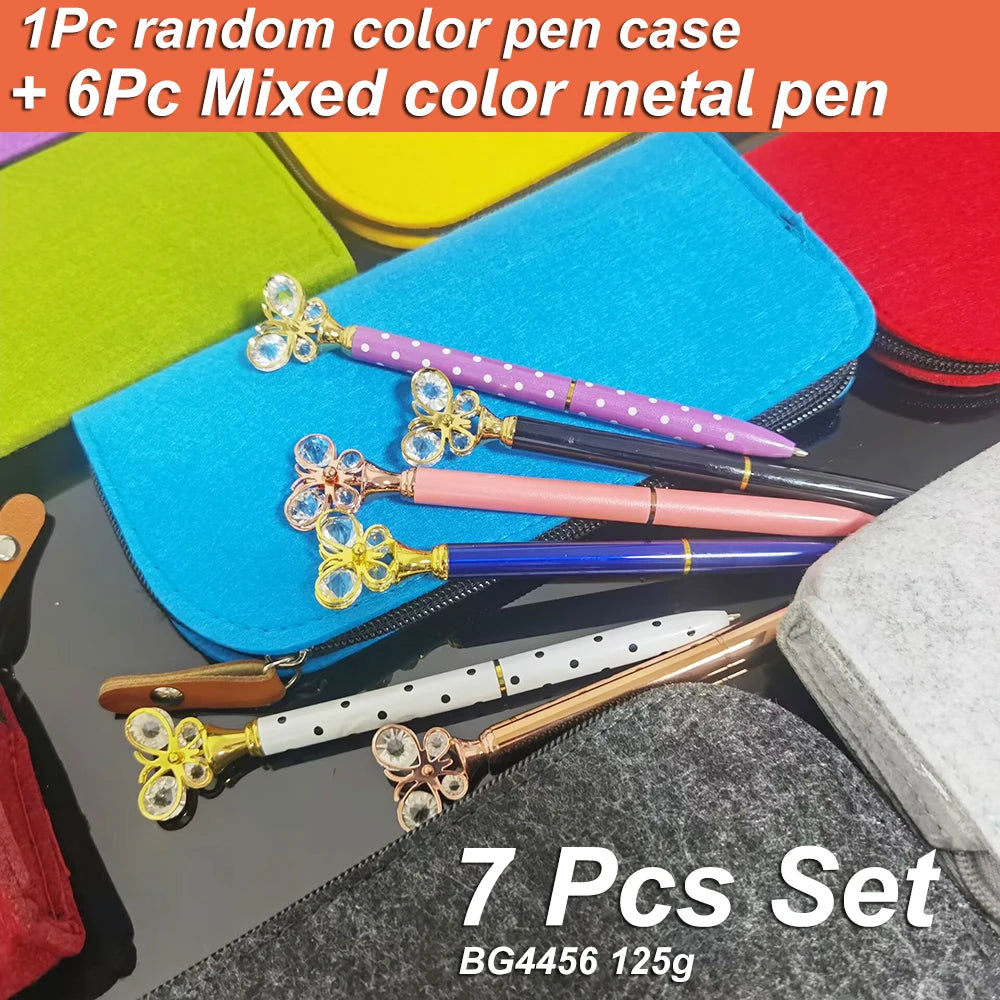 Filz Feder mäppchen 19,5 cm Schüler Stift Tasche Büro Lagerung