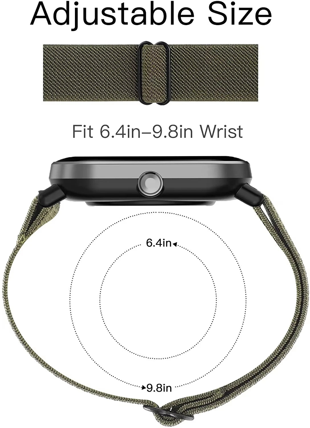 Verstellbares Nylonarmband für Redmi Watch 5 Active - Lite – Elastisch - Strapazierfähig
