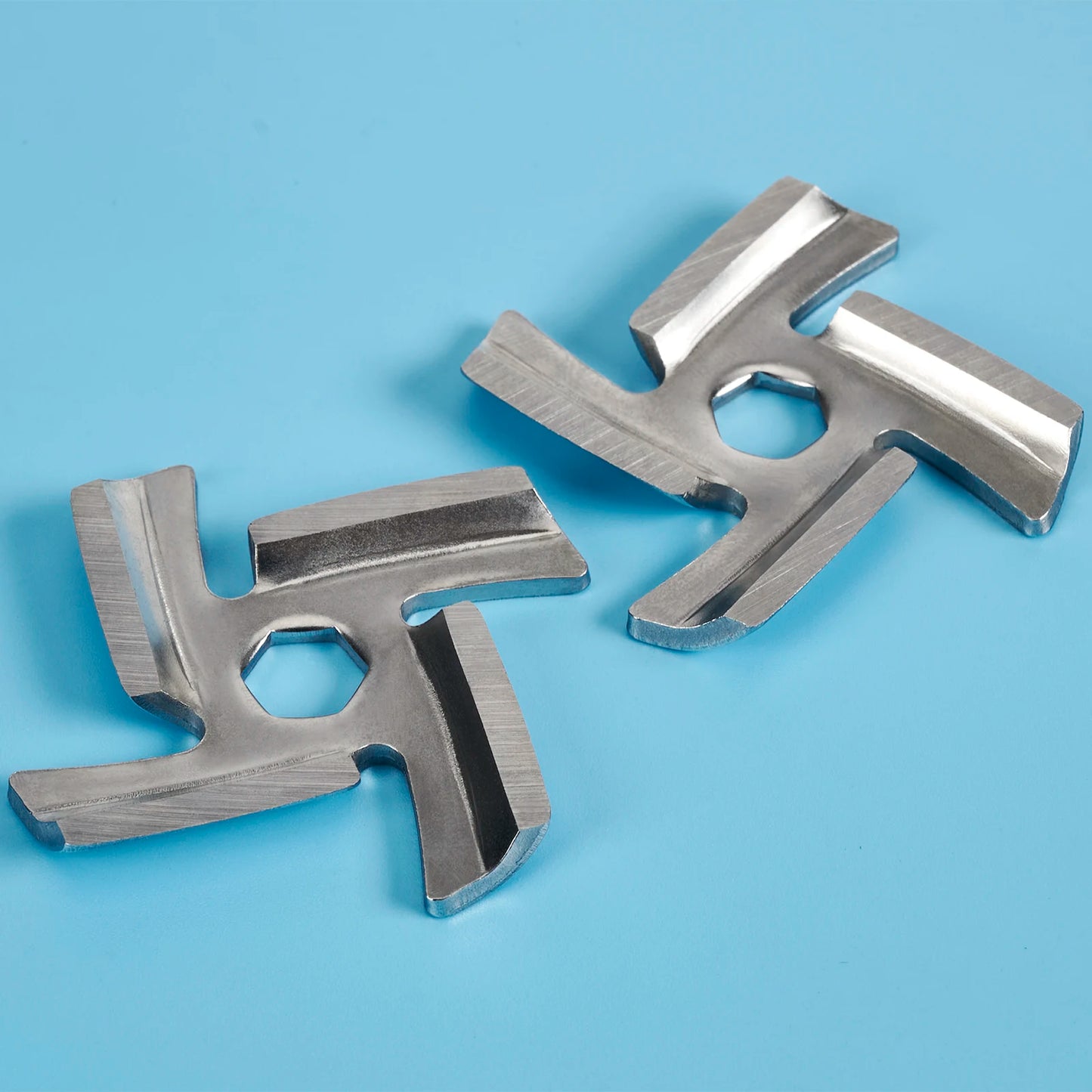 Fleischwolf Messer Klinge Edelstahl Ersatzteile 2 Stück Kompatibel