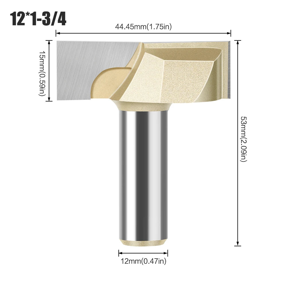 Professionelle Hartmetall Fräser 6mm und 12mm Schaft für Holz