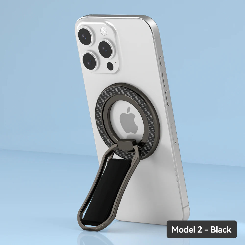 Faltbarer magnetischer Handy-Ringhalter mit starker Adsorption kompatibel iPhone