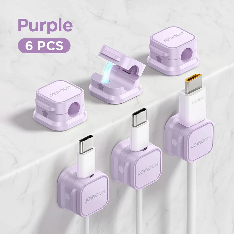 Magnetische Kabelklemmen Kabelhalter selbstklebend verstellbar 0-7.5mm