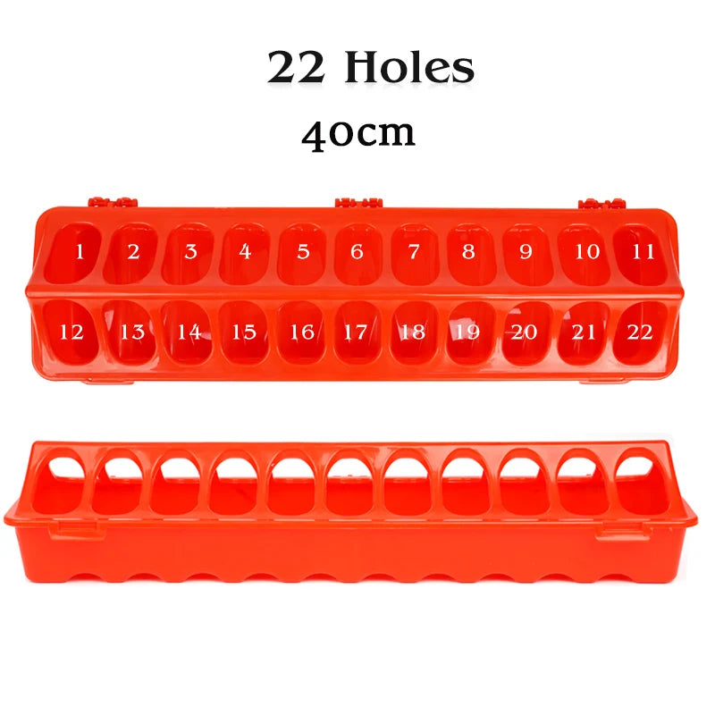 Kunststoff-Flip-Top-Futterspender für Geflügel vielseitig und praktisch