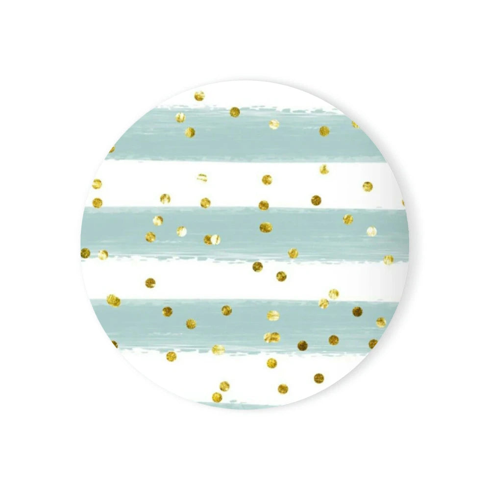 Runde Keramik Untersetzer mit Korkbasis für Tischschutz und Dekor