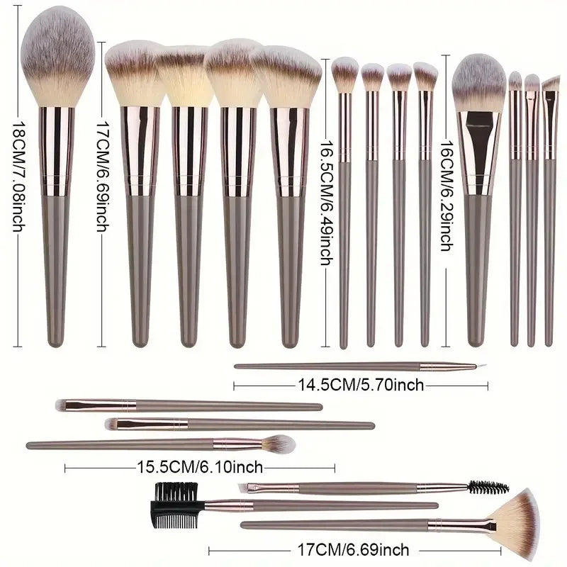 Professionelle 3-20PCS Make-Up Pinsel Set Weichen, Flauschigen Foundation Lidschatten Concealer Blending Rouge Pinsel Kabuki Frauen Schönheit Werkzeug-Yabubest - Home & More