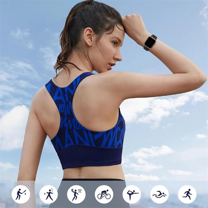 Sportliches Silikonarmband kompatibel mit Smartwatch 38-49 mm Modelle