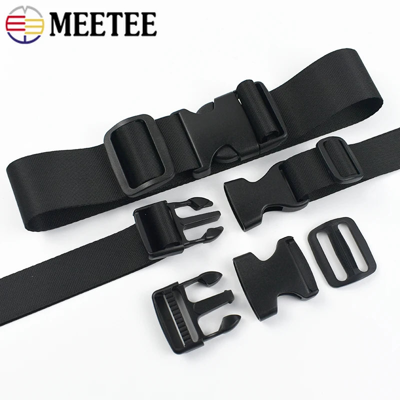 Robuste Kunststoff Schnallen Set für Rucksack, Gurte und DIY Projekte