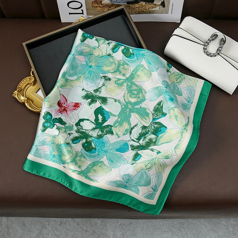 Modischer 70 x 70 cm Damenschal mit Paisley-Druck-Yabubest - Home & More