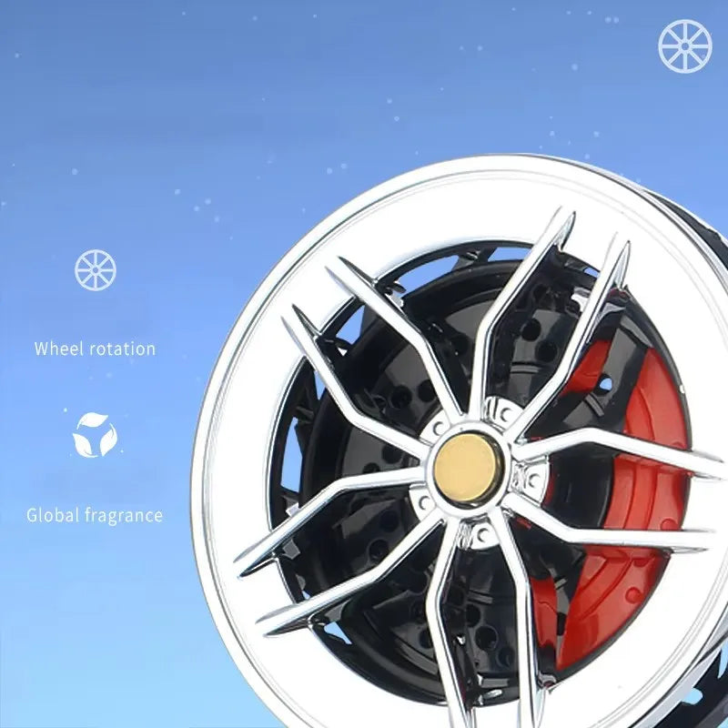 Drehbarer Auto Lufterfrischer Clip im Radnabe Design für Frische