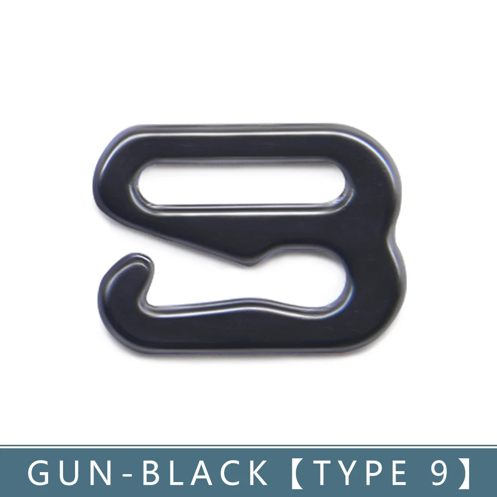 30-teiliges BH Ringe und Slider Set in Weiß und Schwarz Metall Zubehör