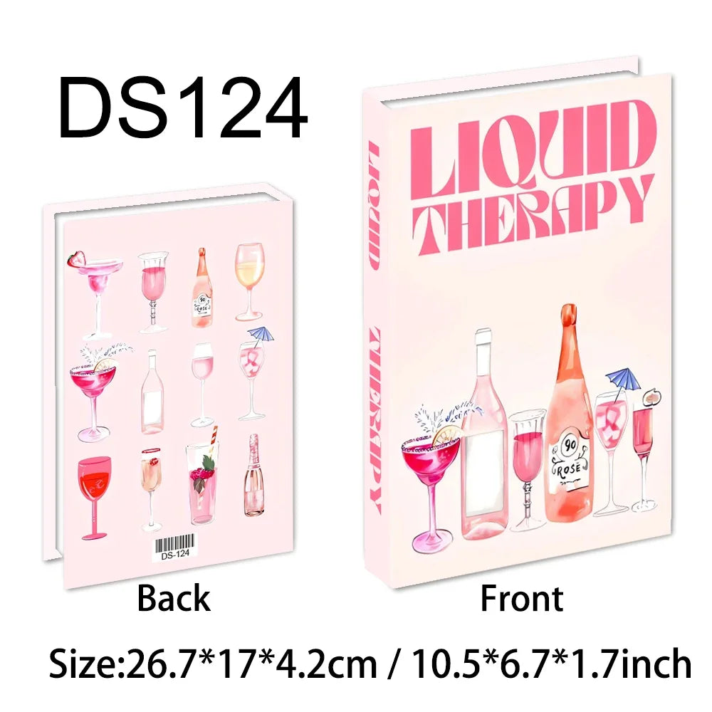 Luxus gefälschte Bücher Dekoration für Wohnzimmer Nordic Stil