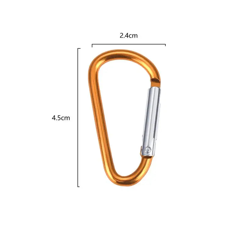 Karabiner Schlüsselbund Aluminium D-Ring 10/20er Set-Yabubest - Home & More