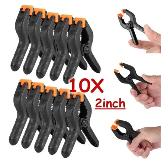 Verstellbare 2 Zoll Kunststoff Nylon Holzbearbeitungsklemmen 10er Set