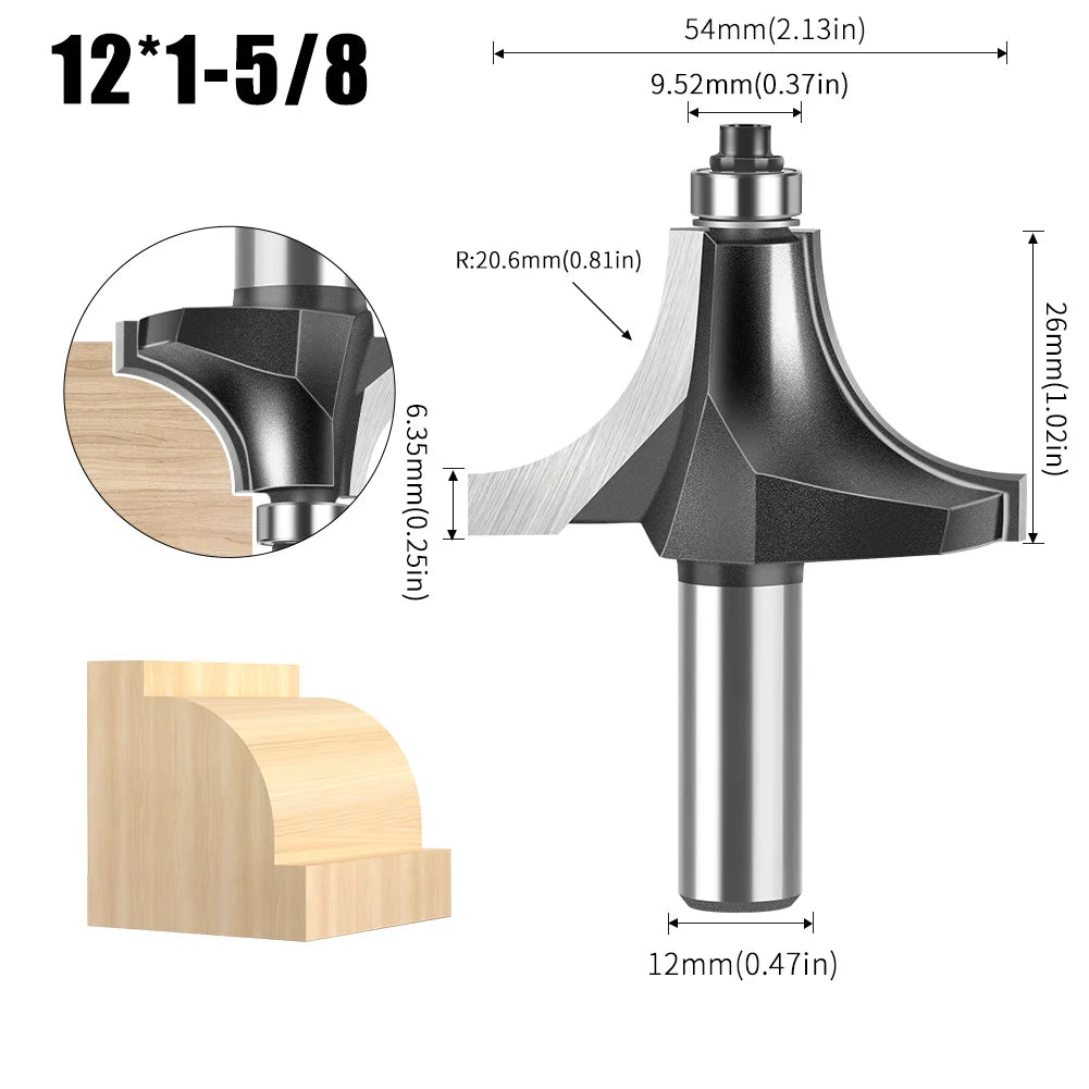 6/12mm Schaft Nut Schneiden Linie Router Bit für Holzbearbeitung