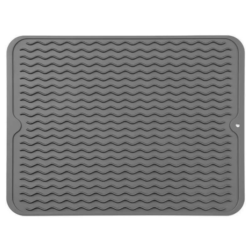 Küchenarbeitsplatte Silikon rutschfest Entwässerung Trockenunterlage faltbar