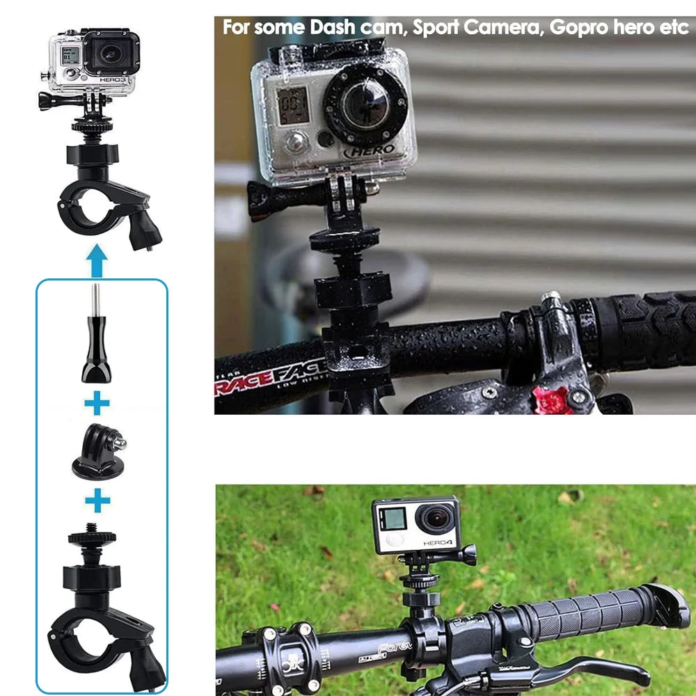 Fahrrad Motorrad Halterung aus Kunststoff mit 1/4 Zoll Gewinde 16-32mm