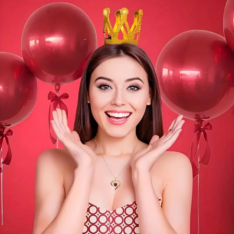 Ewige Rose Schmuckschatulle mit Herz Halskette – Perfektes Geschenk