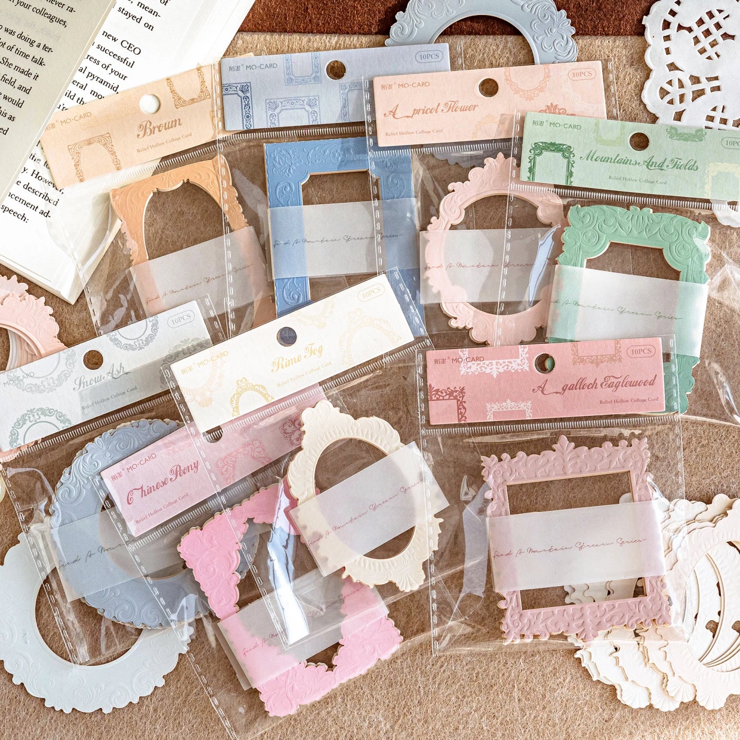 Vintage Ausschnitt Rahmen Set für kreatives DIY Scrapbooking