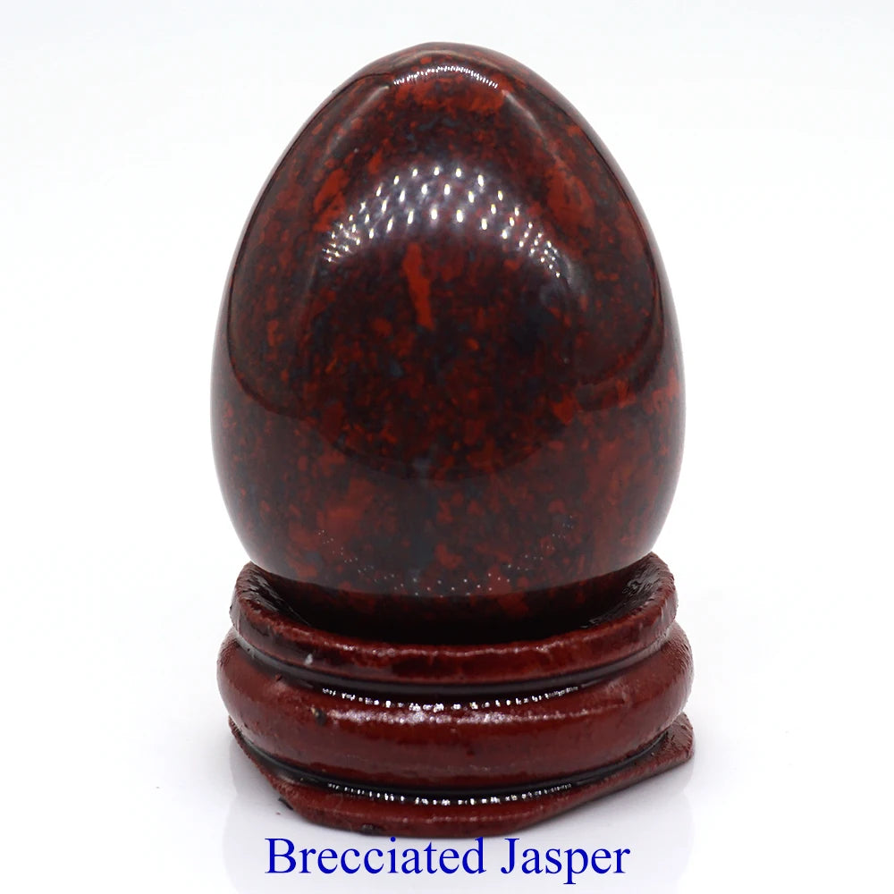 Natürlicher Heilkristall Osterei – Polierter Edelstein für Dekoration