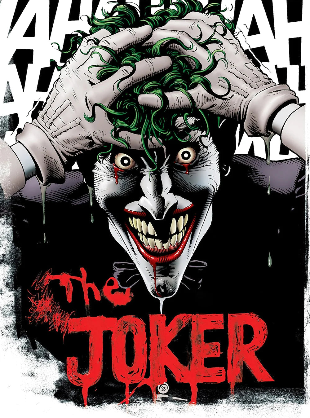 Abstraktes Leinwandgemälde als stilvolle Vintage Wanddekoration