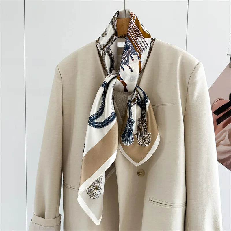 Vielseitiger Seidenschal für Damen aus Tussah-Seide-Yabubest - Home & More