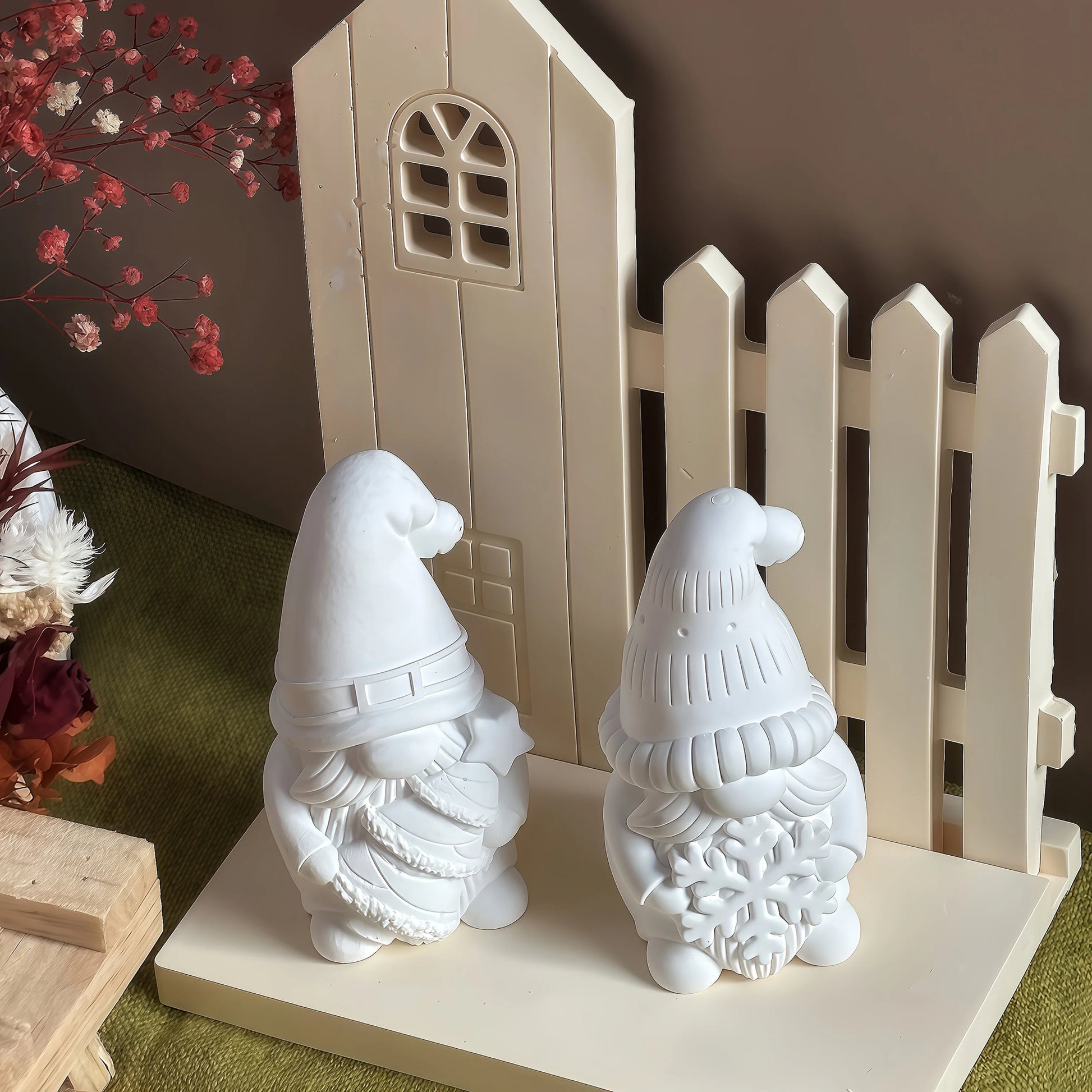 3D Silikonform Weihnachtsmann und Baum für Resinkunst