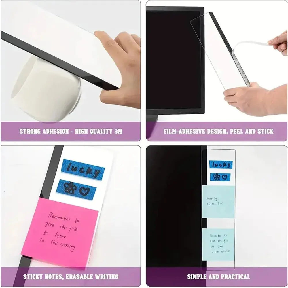 Monitor Memo Board Clip für Notizen – Optimaler Arbeitsplatz Zuhause & Büro
