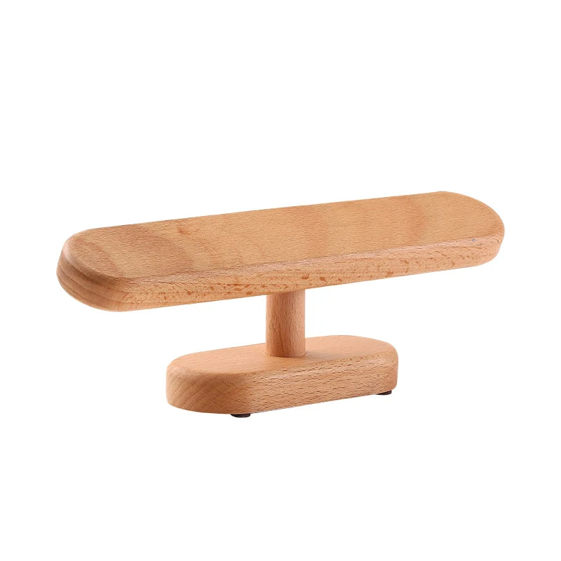 Walnuss Display Halterung für Schmuck und Accessoires