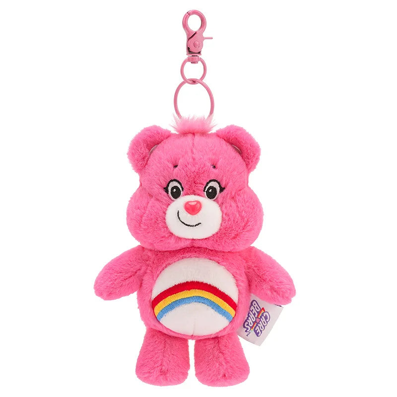 Kawaii Regenbogen Carebears Plüschanhänger mit Sound – süß - weich, ideal Geschenk