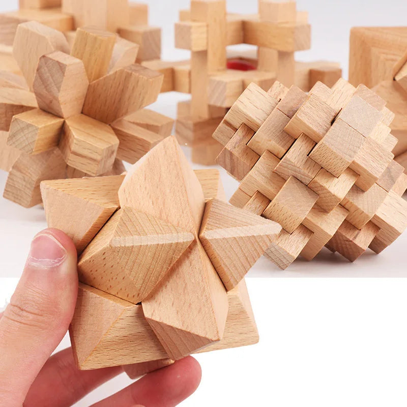 Holz 3D Puzzle Gehirn Spielzeug für Kinder und Erwachsene
