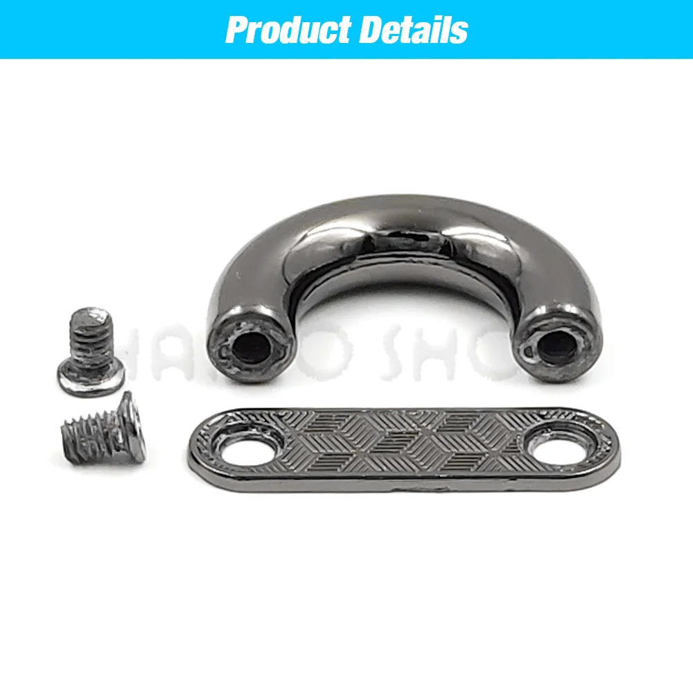 Robuste Metall D Ring Schnallen für Taschen und Gürtel DIY