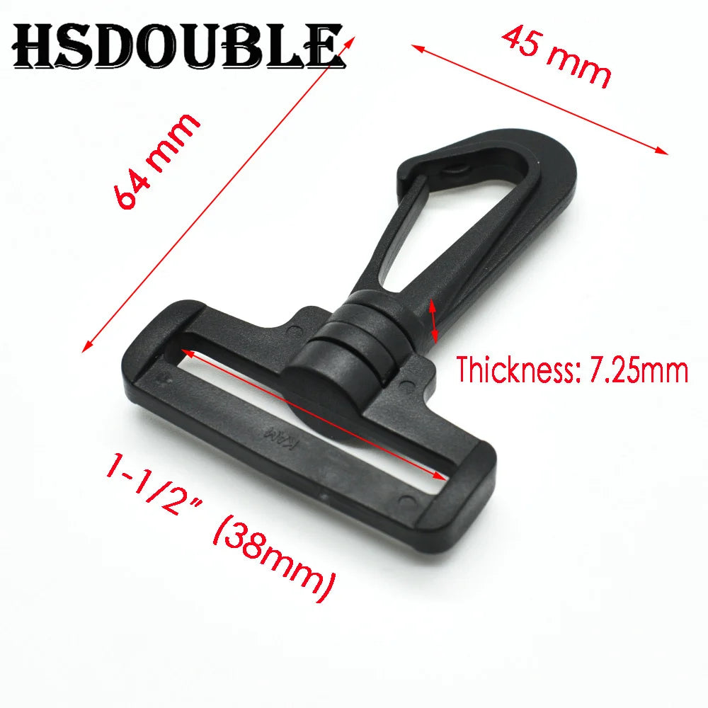 Vielseitiger Kunststoff Drehkarabiner Seitenschnalle für Rucksäcke