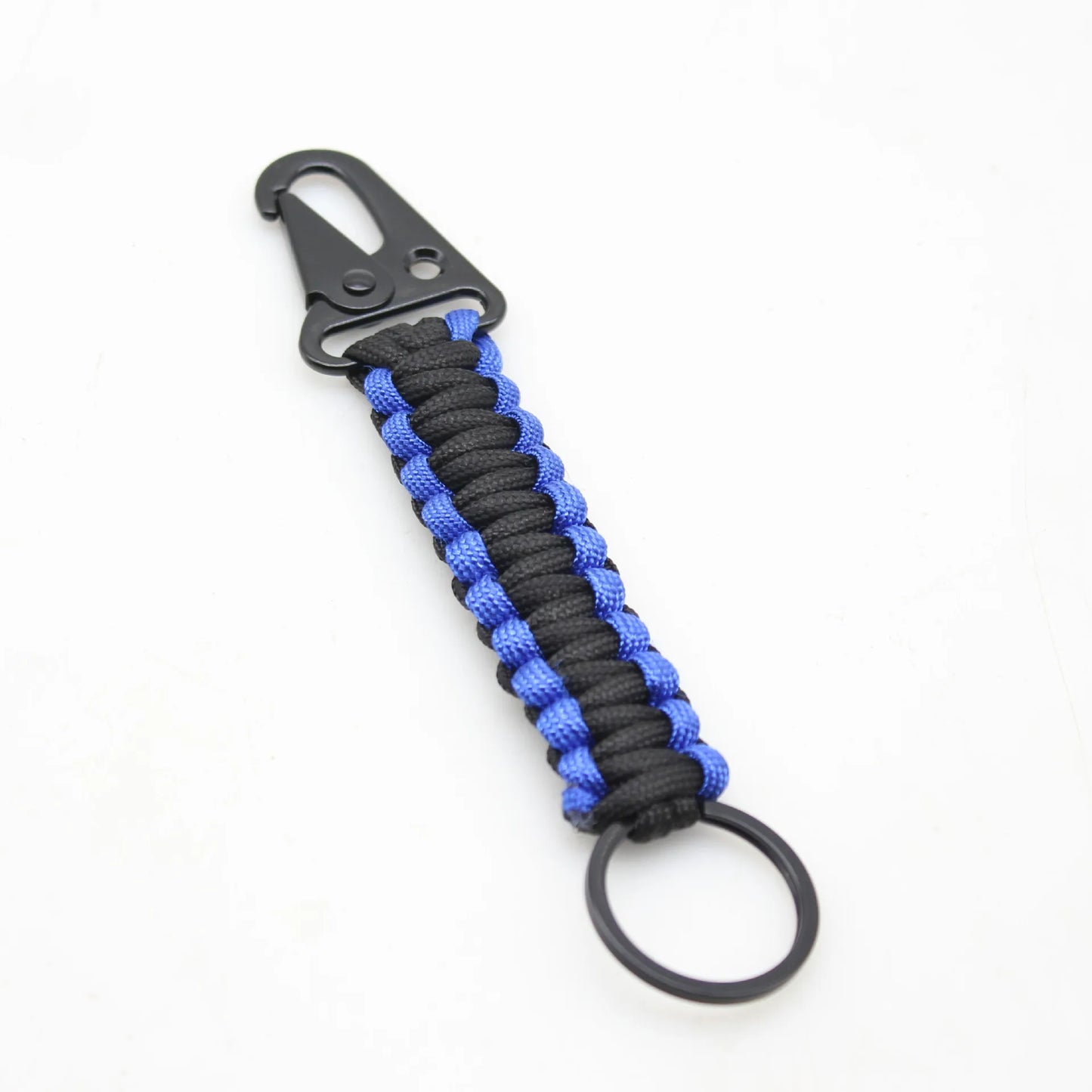 Robuster Paracord Schlüsselanhänger mit Karabiner für Outdoor und Alltag