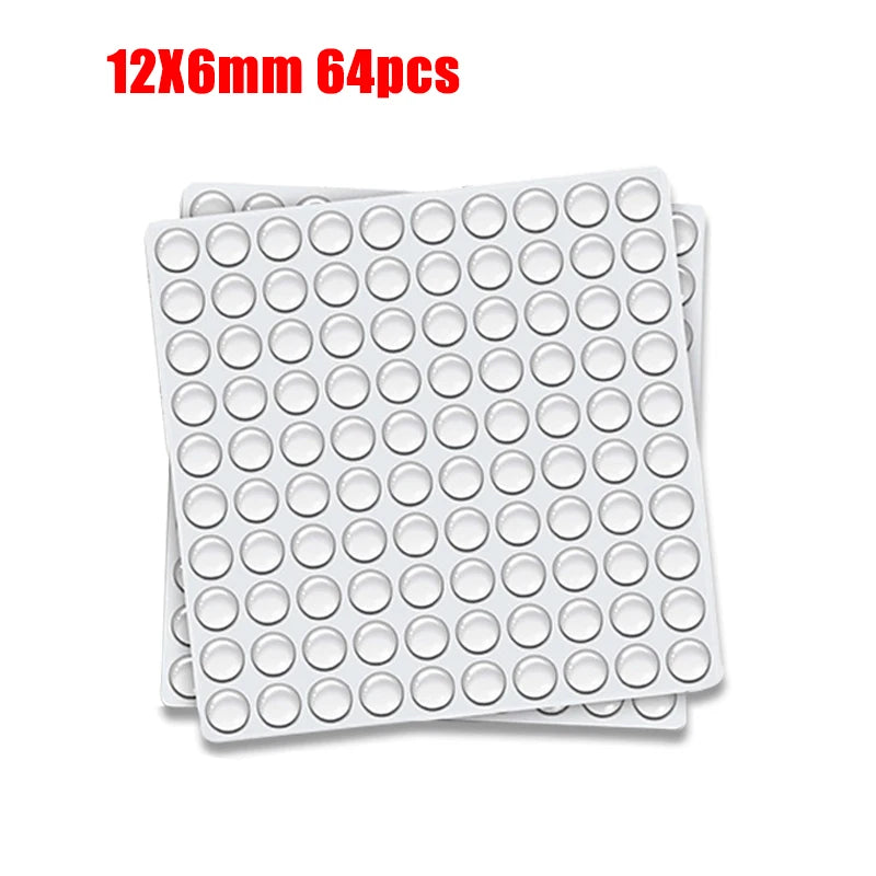 Transparenter Gummi Türstopper selbstklebend Wandschutz Schrankschalldämpfer