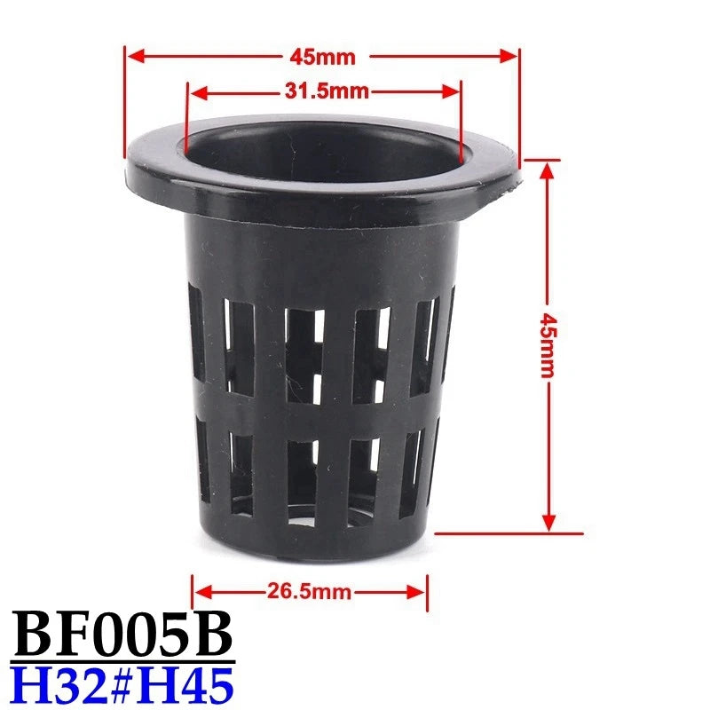 10 Stück Hydrokultur Pflanzkörbe aus Kunststoff für Gewächshaus und Gemüse