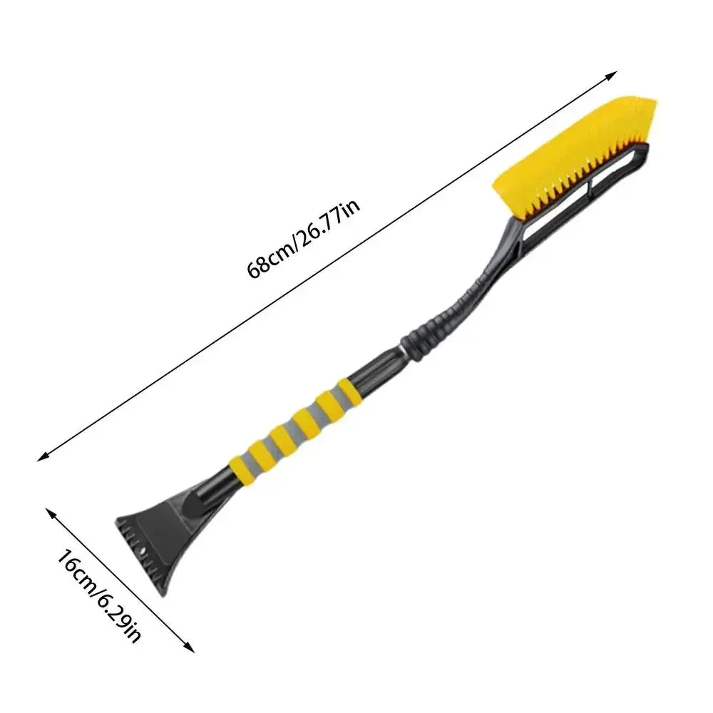 3-in-1 Auto-Schneeschaufel mit Teleskop-Eiskratzer und Bürste