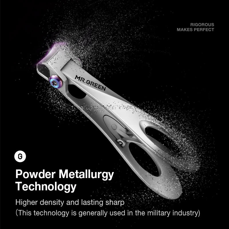 Robuster Fingernagelknipser aus Edelstahl für dicke und harte Nägel