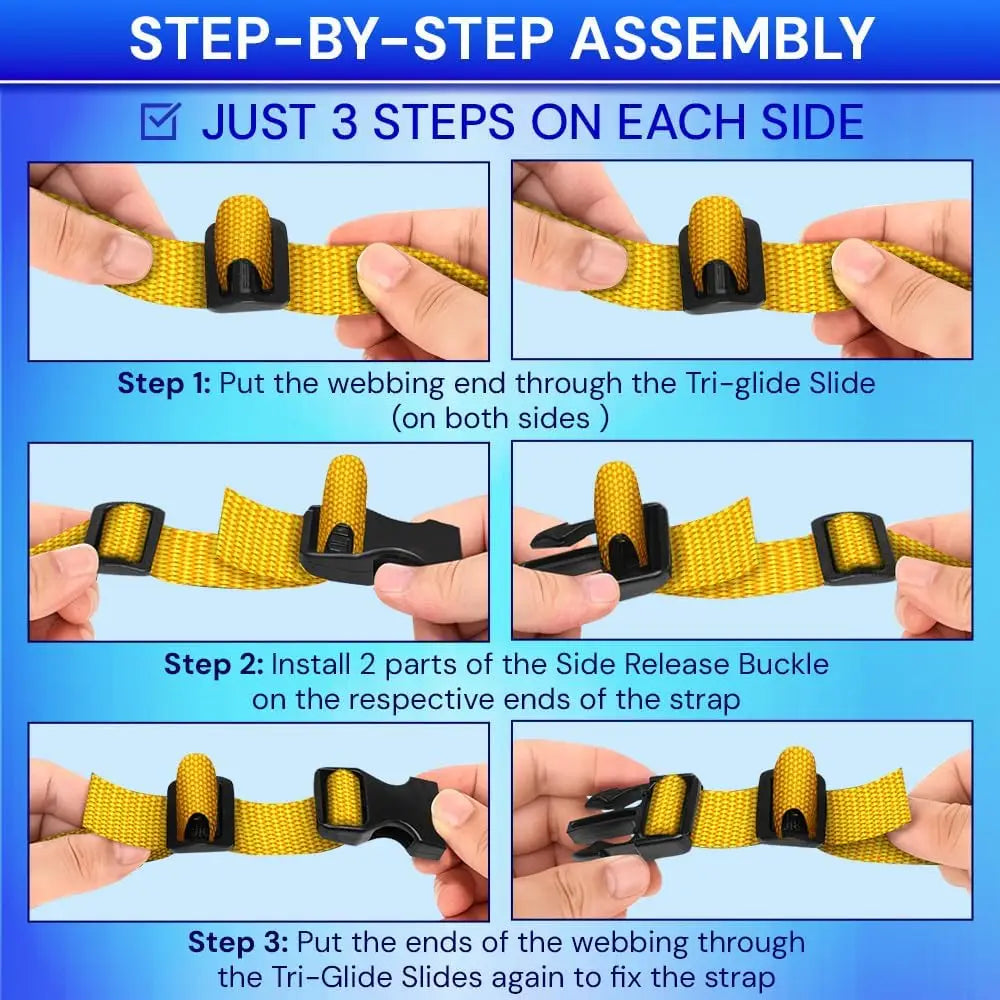 Vielseitiger Kunststoff Drehkarabiner Seitenschnalle für Rucksäcke