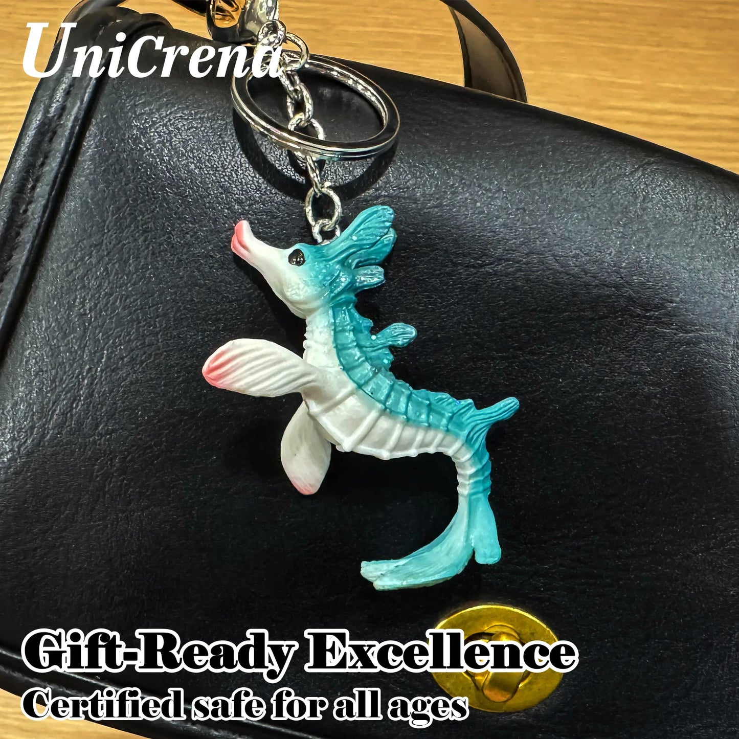 Kreativer handgefertigter Fisch Schlüsselanhänger mit Angeldesign Unisex