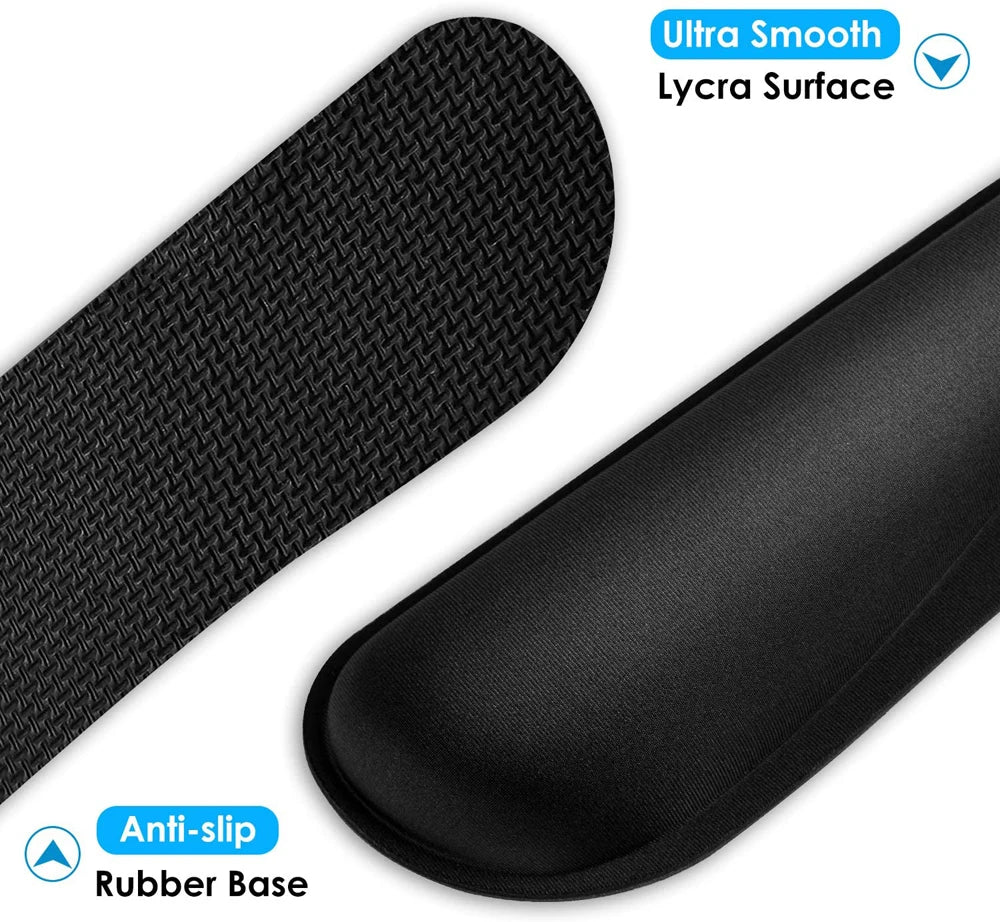 Ergonomisches Handgelenkauflage Mauspad aus Memory-Schaum rutschfest